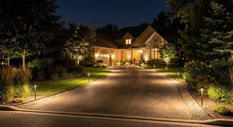 Driveway Lighting Installation in Heber City, UT