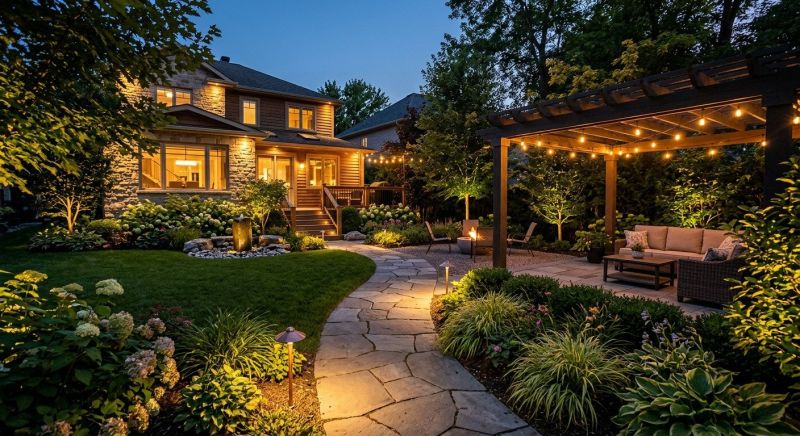Courtyard Light Installation in Kansas City, KS